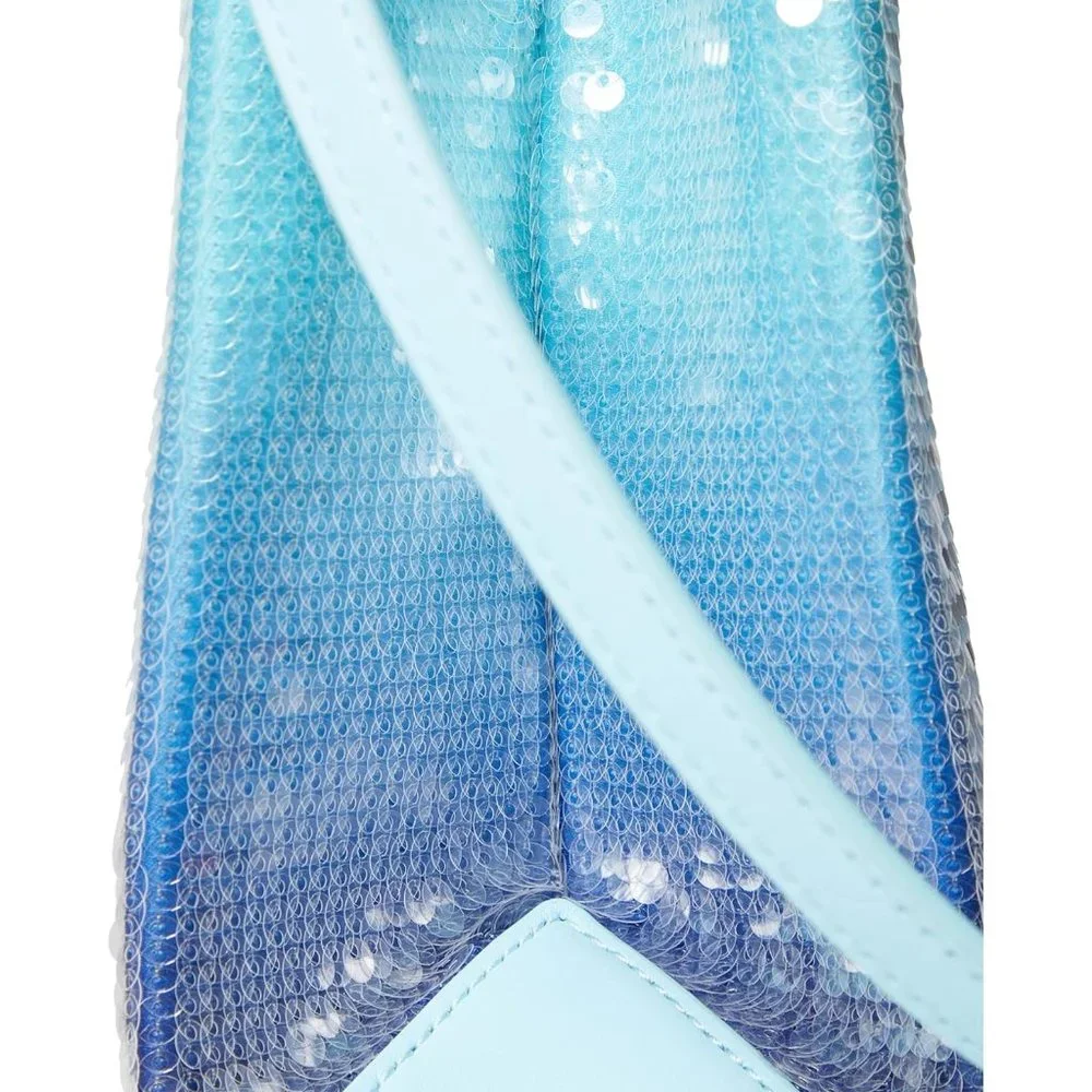 kate spade new york $398 Sam Icon Ombre Sequin Fabric Small Tote Pool NWT